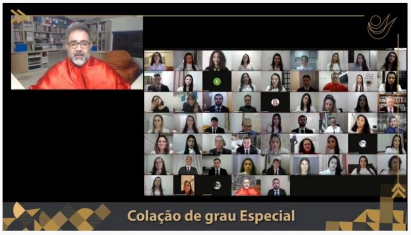 Colação de Grau virtual, da Unesc, conclui ciclo de cerimônias que formou mais de 500 profissionais