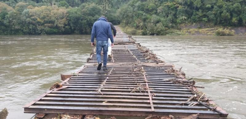 Defesa Civil recomenda que pessoas não usem a Ponte das Goiabeiras