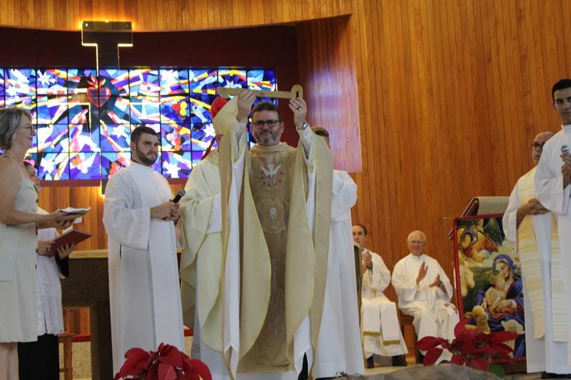 'Dom Jacinto me deu de presente esse povo', declara novo pároco de Forquilhinha