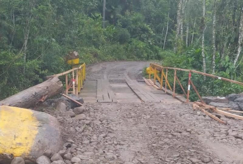 Secretaria de Obras recupera pontes afetadas pelas fortes chuvas