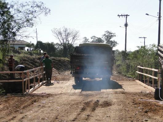 Trânsito já está liberado na ponte de Esperança, em Içara