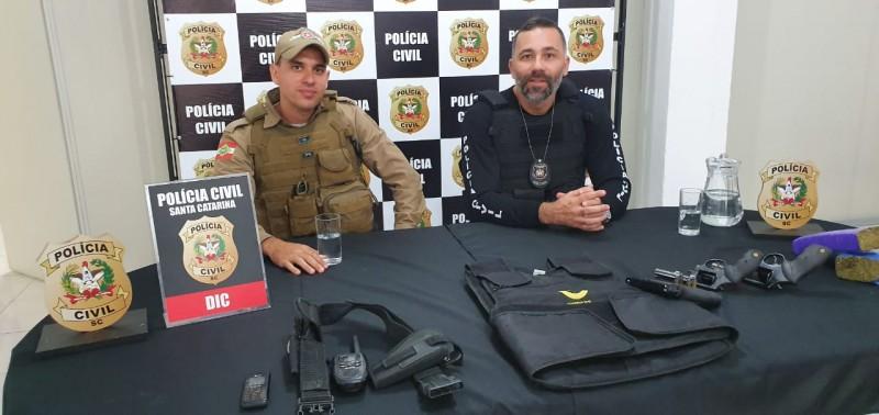 Operação conjunta prende suspeito de praticar roubos em Tubarão e região