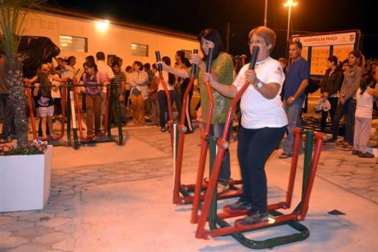 Bairro Santa Augusta recebe academia ao ar livre