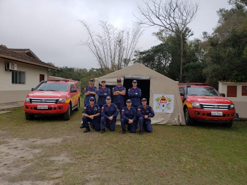 Após três dias atuando no incêndio do Parque do Tabuleiro, bombeiros de Criciúma retornam de missão 