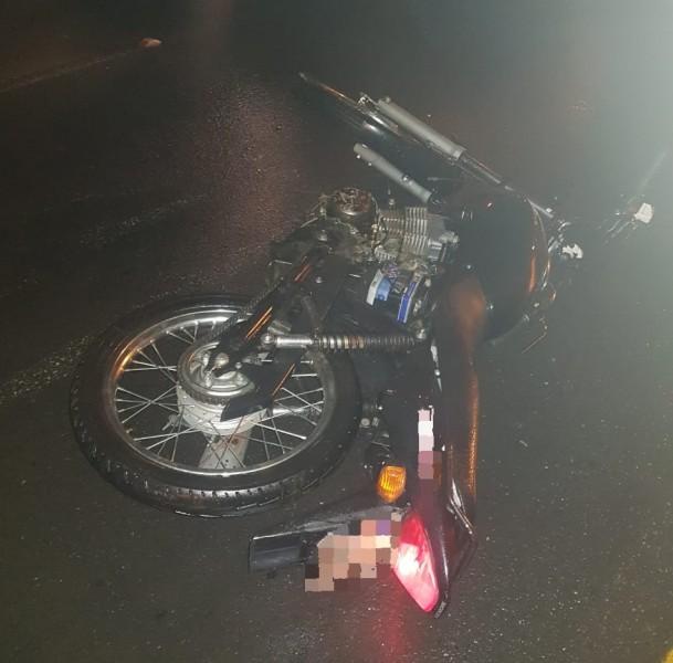 Colisão frontal deixa motociclista ferido em Urussanga