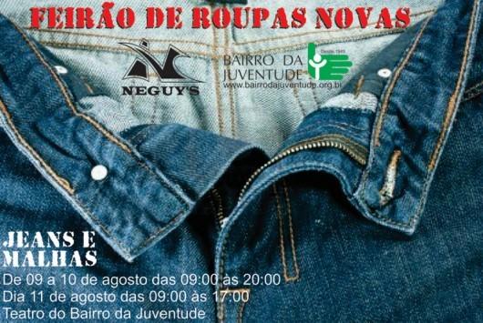 Bairro da Juventude promove 1º Feirão Beneficente de Roupas Novas