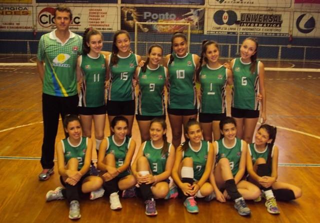 Meninas de Forquilhinha conquistam 1ª Etapa da Liga Voleibol de SC