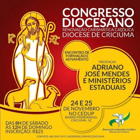 Congresso Diocesano da RCC de Criciúma acontece neste fim de semana