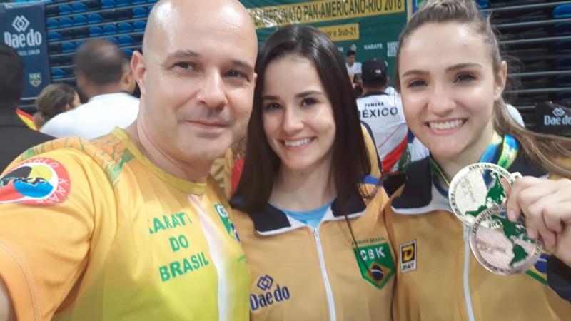 Panamericano: Karateca de Içara conquista ouro no katá equipe