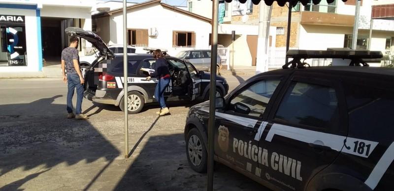 PC de Turvo prende suspeito de integrar quadrilha que furtava caixas eletrônicos no Sul do Estado