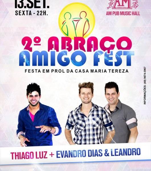 Grupo de voluntários promove o 2º Abraço Amigo Fest