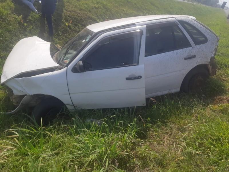 Colisão entre carro e caminhão é registrada em Santa Rosa do Sul