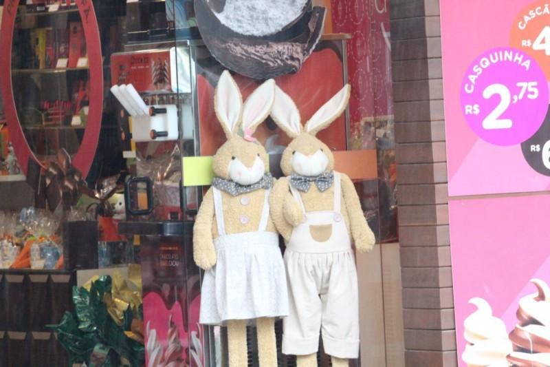 Lojas de chocolates estão funcionando normalmente nesta segunda-feira em Criciúma