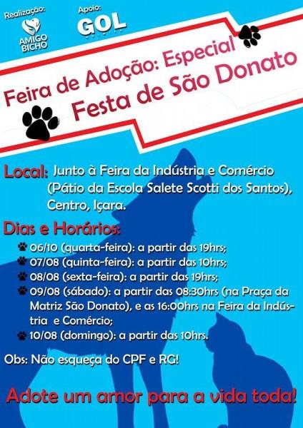 ONG Amigo Bicho na 64ª Festa de São Donato