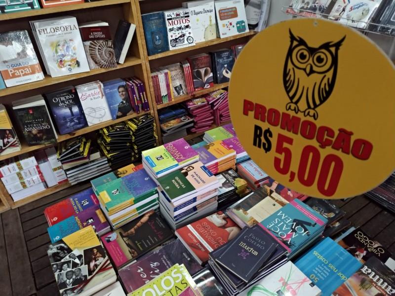 Títulos a partir de R$ 5 na Feira do Livro de Criciúma