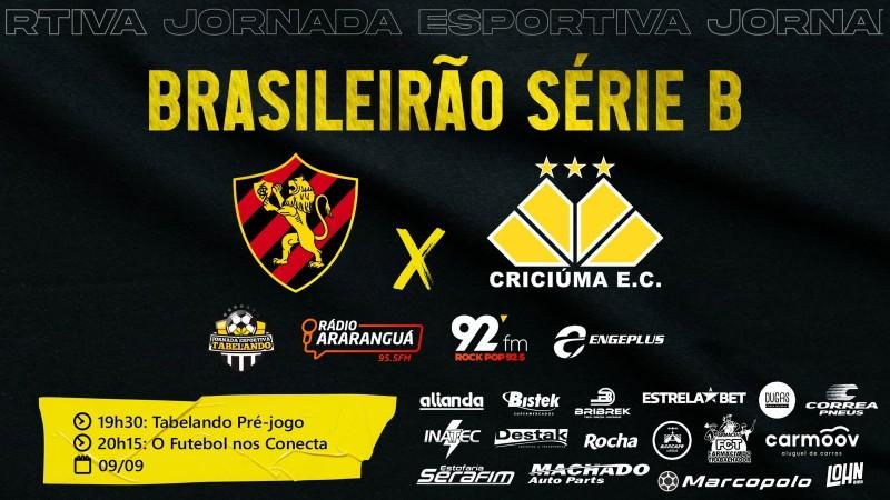 Ao vivo: O Futebol nos Conecta com Sport e Criciúma	