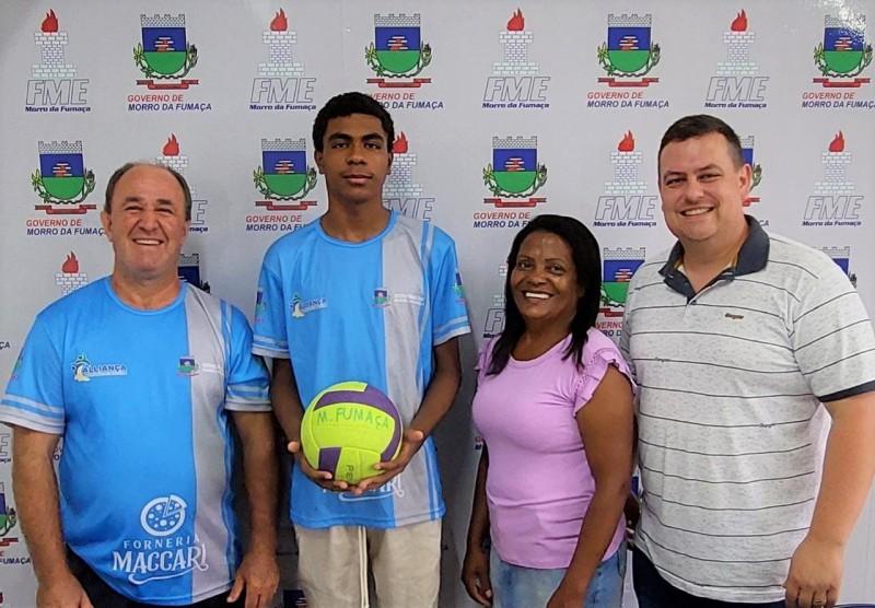 Atleta de Morro da Fumaça é convocado para a Seleção Catarinense de Voleibol
