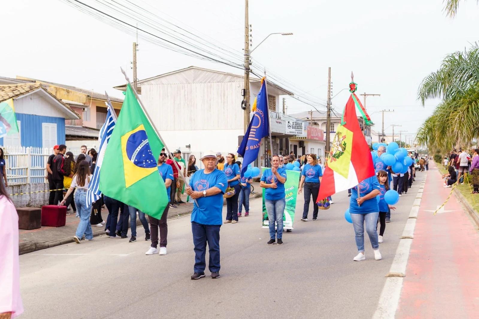 Desfile de 7 de setembro tem tema e local definidos em Balneário Rincão