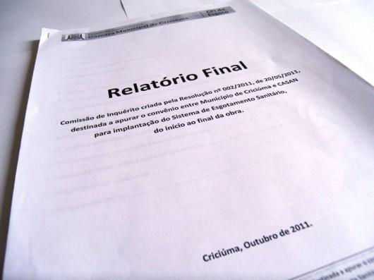Documentos da CPI do Esgoto começam a ser entregues às autoridades