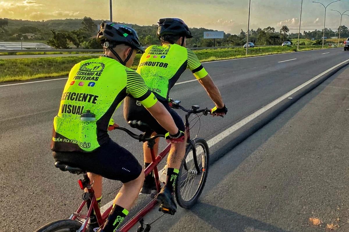 Associação busca reativar o projeto ‘Pedaladas para cegos’ em Criciúma