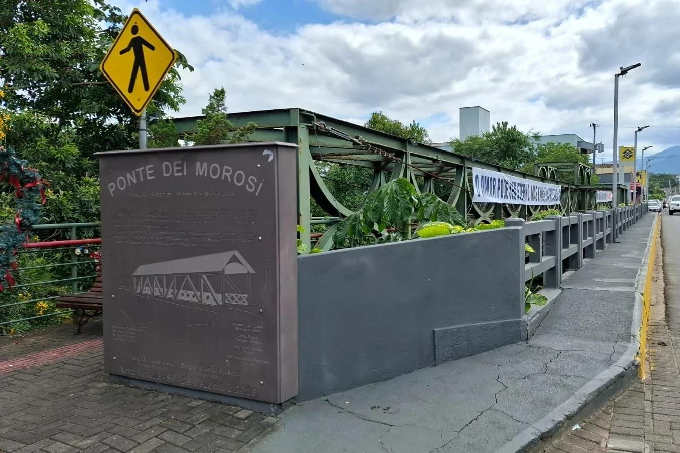 Nova Veneza vai restaurar a Ponte dei Morosi: 'O amor pode ser eterno, mas exige manutenção'