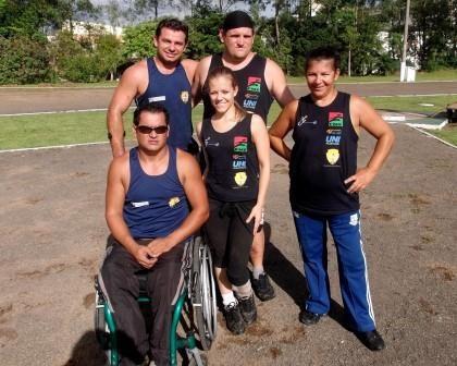Para-atletas participam do Circuito Loterias Caixa de Atletismo e Natação 
