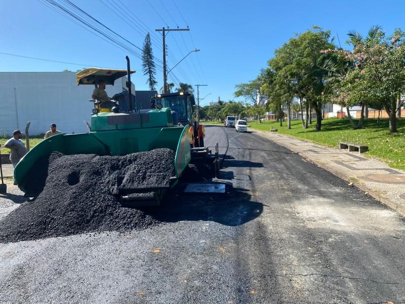 Em pavimentação asfáltica, Avenida Procópio Lima estará bloqueada até terça-feira