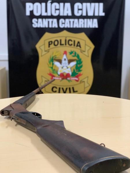 Polícia Civil de Urussanga apreende arma de fogo 