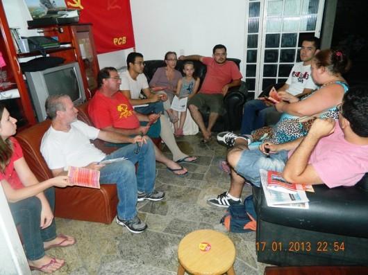 Lideranças do PCB de Criciúma discutem organização de campanha