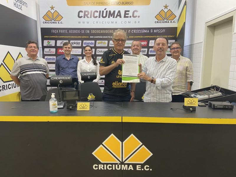Sicredi renova patrocínio com o Criciúma Esporte Clube