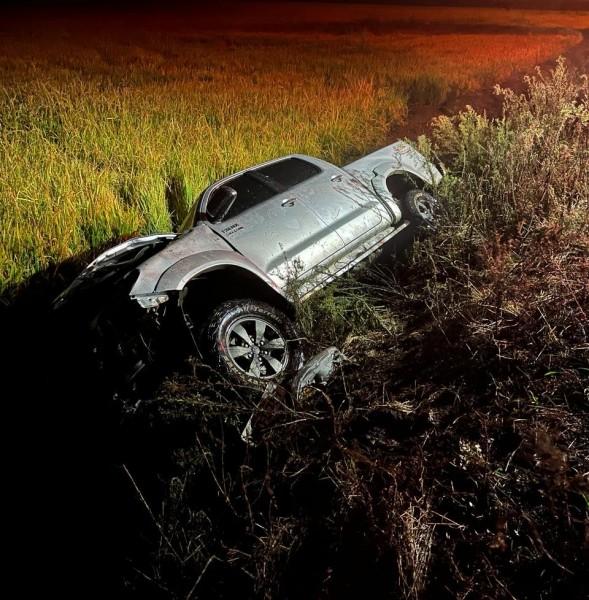 Motorista é hospitalizado após saída de pista em Forquilhinha