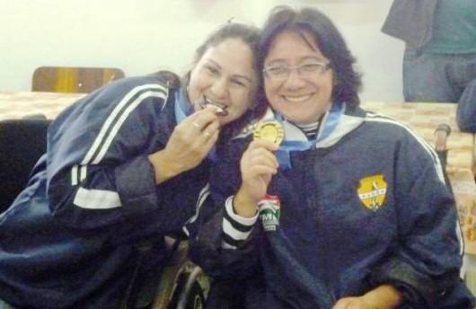 Dupla criciumense conquista bronze no Estadual Paralímpico de Bocha