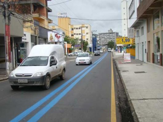 Faixa azul destaca Anel Central
