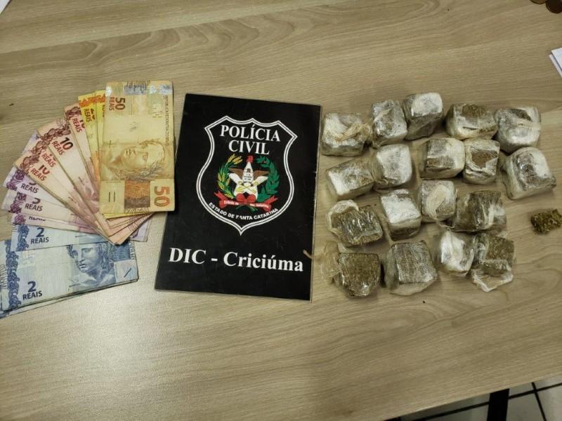 Dic prende foragido e traficante de drogas