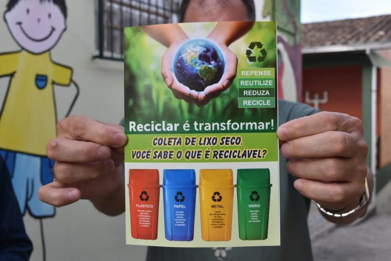 Siderópolis: ação é realizada nas escolas para promover conscientização ambiental