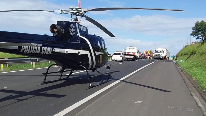 Acidente na BR-101 deixa motorista ferido e provoca congestionamento no trecho de Criciúma