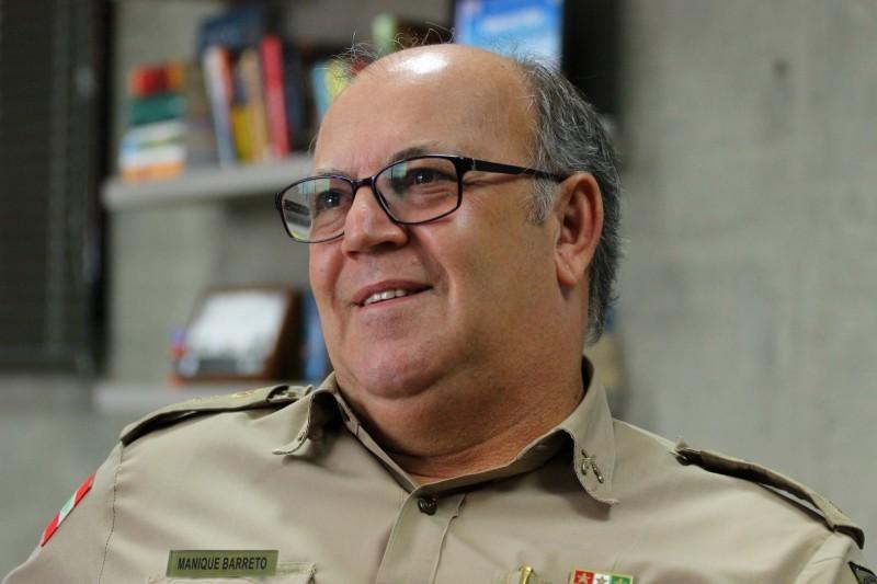 Coronel Barreto vai para a reserva remunerada, deixa o comando da 6ª RPM e assina ficha no Podemos