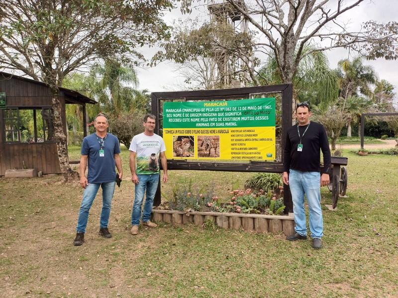 Parque Ecológico de Maracajá recebe visita de técnicos da Cidasc