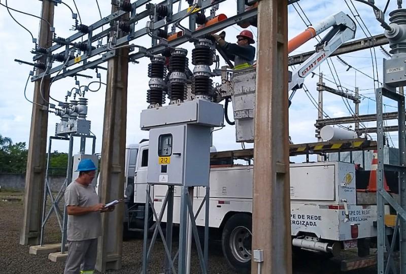 Manutenção preventiva é realizada na Subestação Rincão