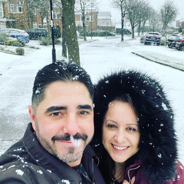 Neve em Londres 