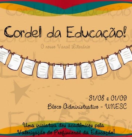 Centro Acadêmico de Letras promove varal literário