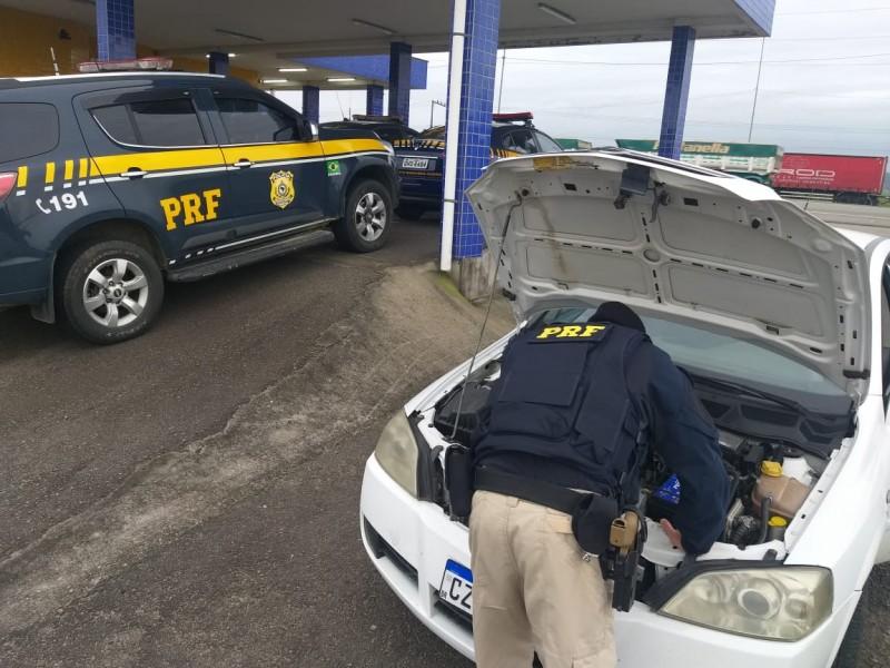 PRF recupera carro com registro de furto