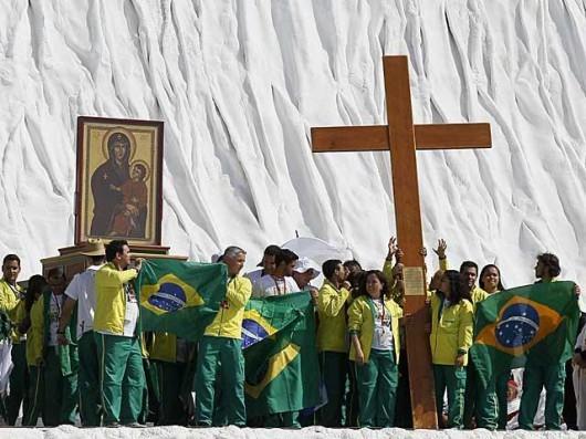 Símbolos da Jornada Mundial da Juventude passam pelo Sul