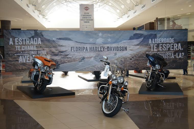 Exposição inédita da Harley Davidson em Tubarão