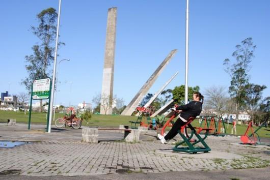 Bairro Wosocris recebe academia ao ar livre