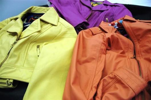 Cores vivas no couro