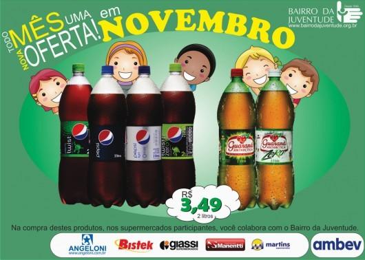 Pepsi e Guaraná Antarctica participam de campanha do Bairro da Juventude