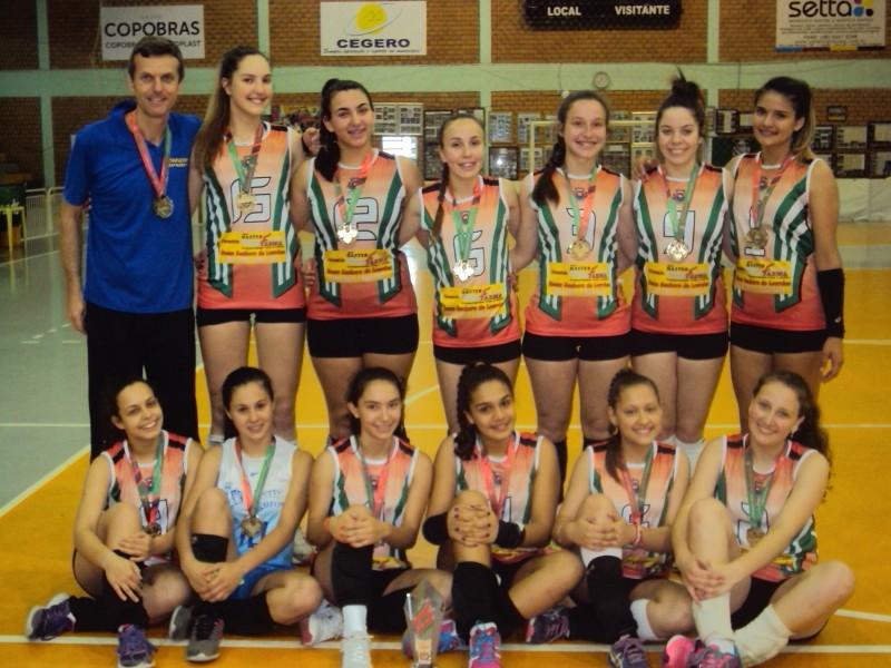 Forquilhinha estreia na liga infanto juvenil de vôlei
