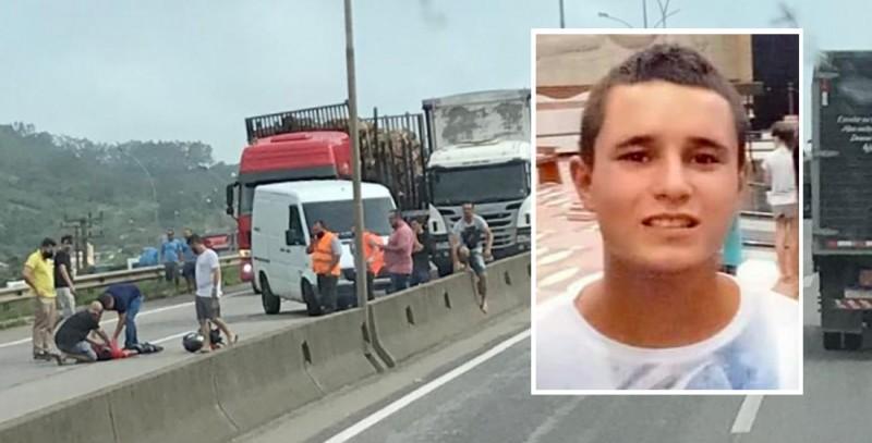 Morre motociclista que colidiu contra mureta na BR-101