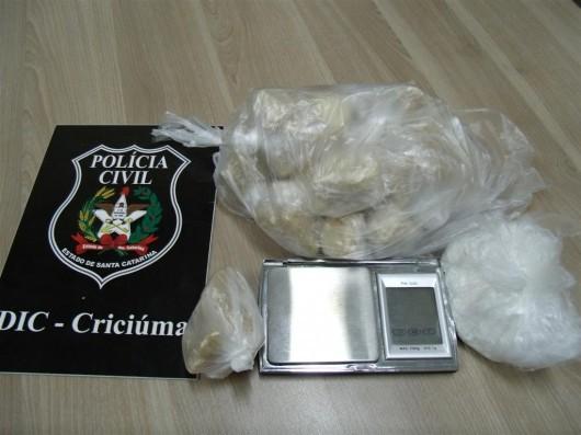 DIC apreende 1,3kg de droga